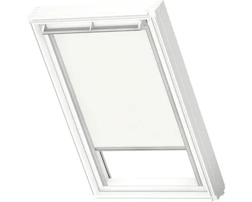 VELUX Sichtschutzrollo weiß uni elektrisch Rahmen weiß RML MK04 1028SWL