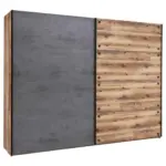 XXXLutz Lauterach - Ihr Möbelhaus bei Bregenz Schwebetürenschrank in Anthrazit, Fichtefarben