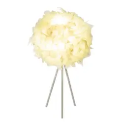 Tischlampe Katuga Weiß 35/65 cm