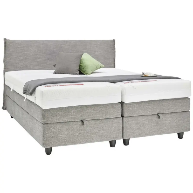 Boxspringbett 180/200 cm in Anthrazit