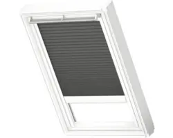 Velux Plissee-Faltstore solarbetrieben graphitgrau uni FSL S08 1274S