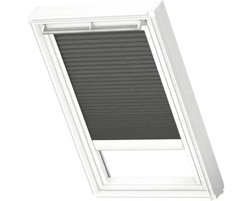 Velux Plissee-Faltstore solarbetrieben graphitgrau uni FSL S08 1274S