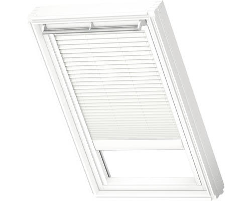 Velux Plissee-Faltstore solarbetrieben weiß uni FSL SK10 1016SWL