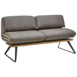 Sitzbank 164/83/74 cm in Anthrazit, Braun, Beige