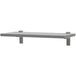 Wandboard in 60/2,2/25,5 cm Hellgrau