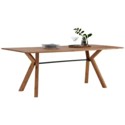 Esstisch in Holz, Metall 220/100/75 cm