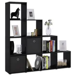 Standregal 142,5/138,5/29 cm Schwarz