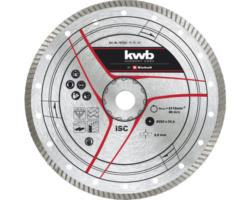 Diamantentrennscheibe kwb by Einhell für Steintrennmaschinen 250x25,4 mm