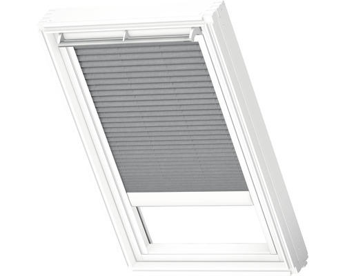 Velux Plissee-Faltstore elektrisch grau uni FML C02 1282S