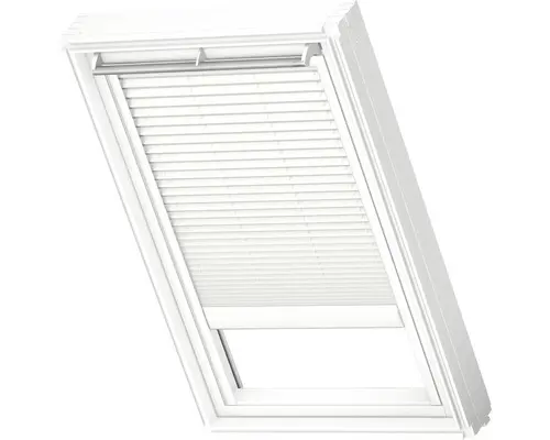 Velux Plissee-Faltstore elektrisch weiß uni FML S08 1016SWL