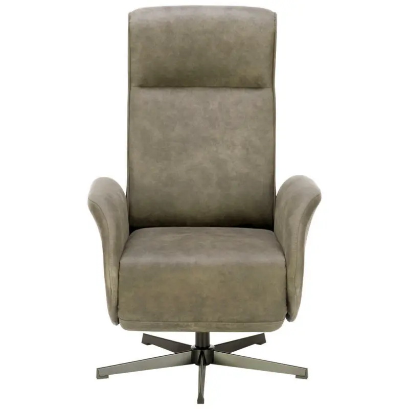 Relaxsessel in Metall, Textil Grau