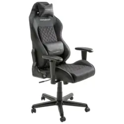 Gamingstuhl in Lederlook Schwarz