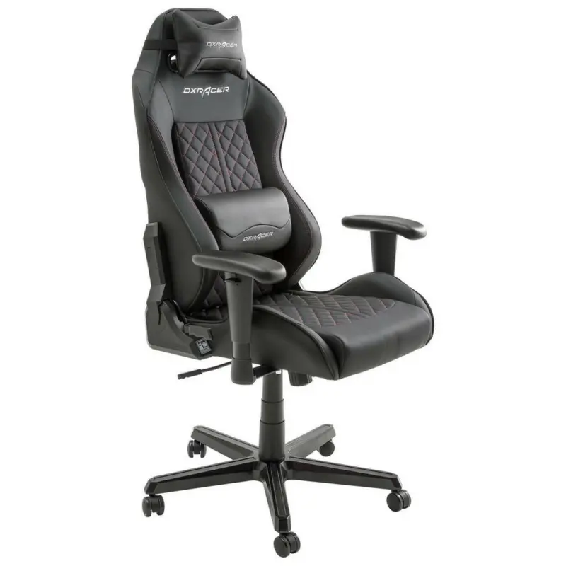 Gamingstuhl in Lederlook Schwarz
