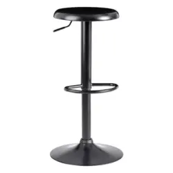 Barhocker in Metall Schwarz