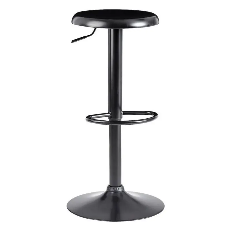 Barhocker in Metall Schwarz