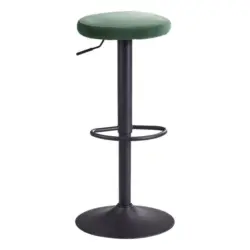Barhocker in Textil Grün