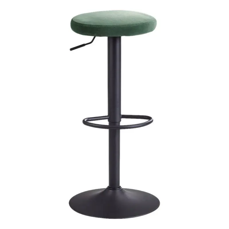 Barhocker in Textil Grün