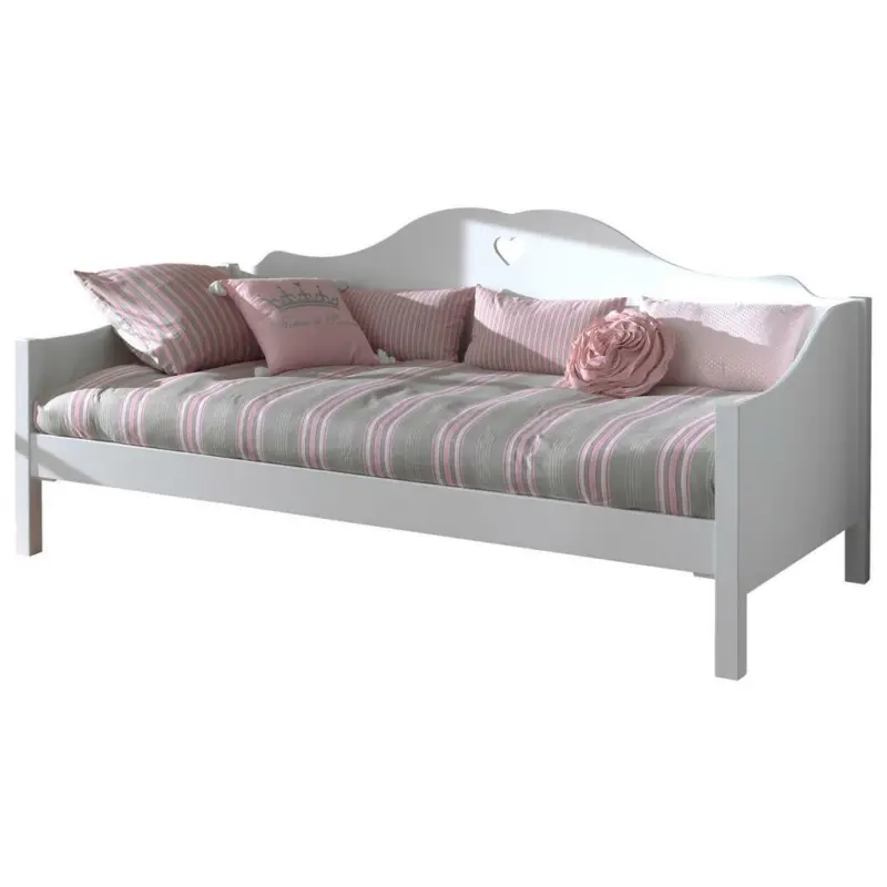 Bett 90/200 cm in Weiß