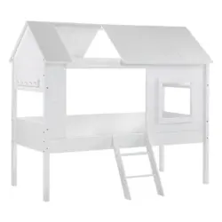 Hausbett 90/200 cm in Weiß