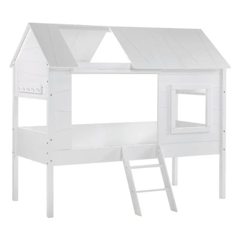 Hausbett 90/200 cm in Weiß