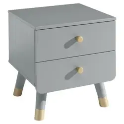 Kindernachtkästchen in Grau