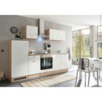 XXXLutz Wels - Ihr Möbelhaus in Wels Küchenblock 270 cm in Weiß, Eichefarben