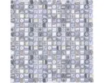 Hornbach Glasmosaik XCM RW49 30,0x30,0 cm grau blau
