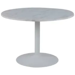 Esstisch in Metall, Stein 110/110/75 cm