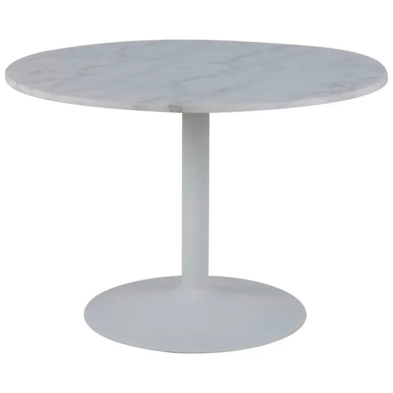 Esstisch in Metall, Stein 110/110/75 cm