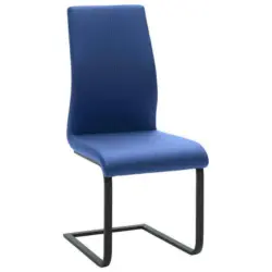 Schwingstuhl in Stahl Lederlook