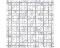 Glasmosaik XCM RW79 30,0x30,0 cm braun