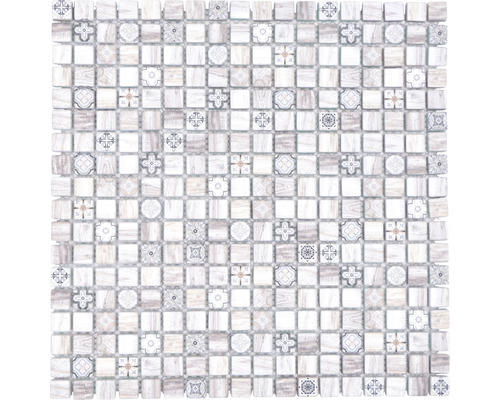 Glasmosaik XCM RW79 30,0x30,0 cm braun