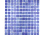 Hornbach Glasmosaik VP508PAT 31,6x31,6 cm für Poolbau blau matt