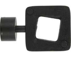 Endstück Quadrat für Loft Black Line schwarz Ø 28 mm 1 Stk.