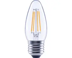FLAIR LED Kerzenlampe dimmbar C35 E27/2,2W(25W) 250 lm 2700 K warmweiß klar
