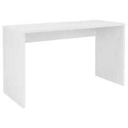 Schreibtisch 130/54/75 cm in Weiß