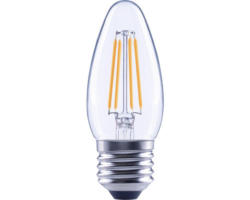 FLAIR LED Kerzenlampe dimmbar C35 E27/4W(40W) 470 lm 2700 K warmweiß klar