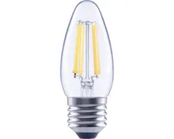 FLAIR LED Kerzenlampe dimmbar C35 E27/5,5W(60W) 806 lm 2700 K warmweiß klar