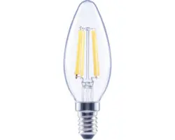 FLAIR LED Kerzenlampe dimmbar C35 E14/5,5W(60W) 806 lm 2700 K warmweiß klar