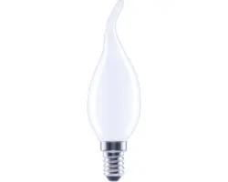 FLAIR LED Kerzenlampe dimmbar CL35 E14/4W(40W) 470 lm 2700 K warmweiß matt Windstoß Kerzenlampe