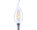 Hornbach FLAIR LED Kerzenlampe dimmbar CL35 E14/4W(40W) 470 lm 2700 K warmweiß klar Windstoß Kerzenlampe