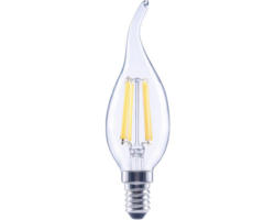 FLAIR LED Kerzenlampe dimmbar CL35 E14/5,5W(60W) 806 lm 2700 K warmweiß klar Windstoß Kerzenlampe