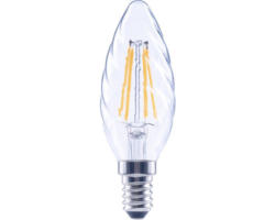 FLAIR LED Kerzenlampe gedreht dimmbar CT35 E14/2,2W(25W) 250 lm 2700 K warmweiß klar