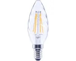 FLAIR LED Kerzenlampe gedreht dimmbar CT35 E14/2,2W(25W) 250 lm 2700 K warmweiß klar