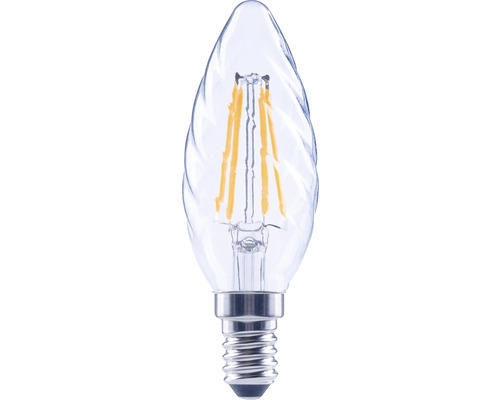 FLAIR LED Kerzenlampe gedreht dimmbar CT35 E14/2,2W(25W) 250 lm 2700 K warmweiß klar