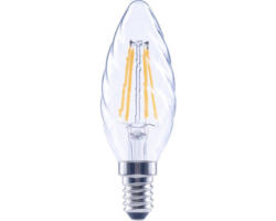 FLAIR LED Kerzenlampe gedreht dimmbar CT35 E14/4W(40W) 470 lm 2700 K warmweiß klar