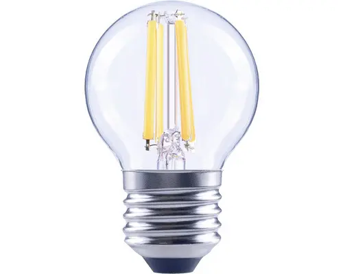 FLAIR LED Tropfenlampe dimmbar G45 E27/5,5W(60W) 806 lm 2700 K warmweiß klar