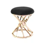 XXXLutz Lauterach - Ihr Möbelhaus bei Bregenz Hocker in Metall, Textil Schwarz, Kupferfarben