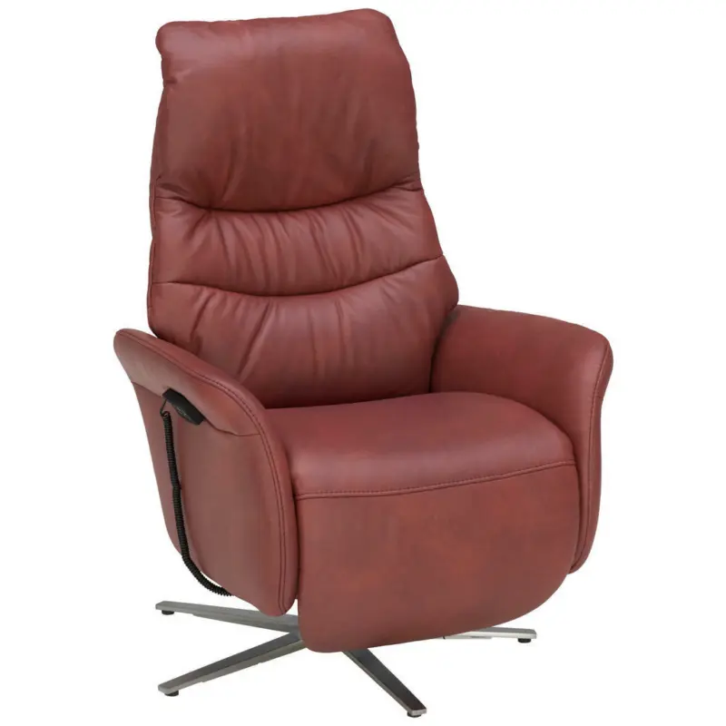 Relaxsessel in Leder Braun