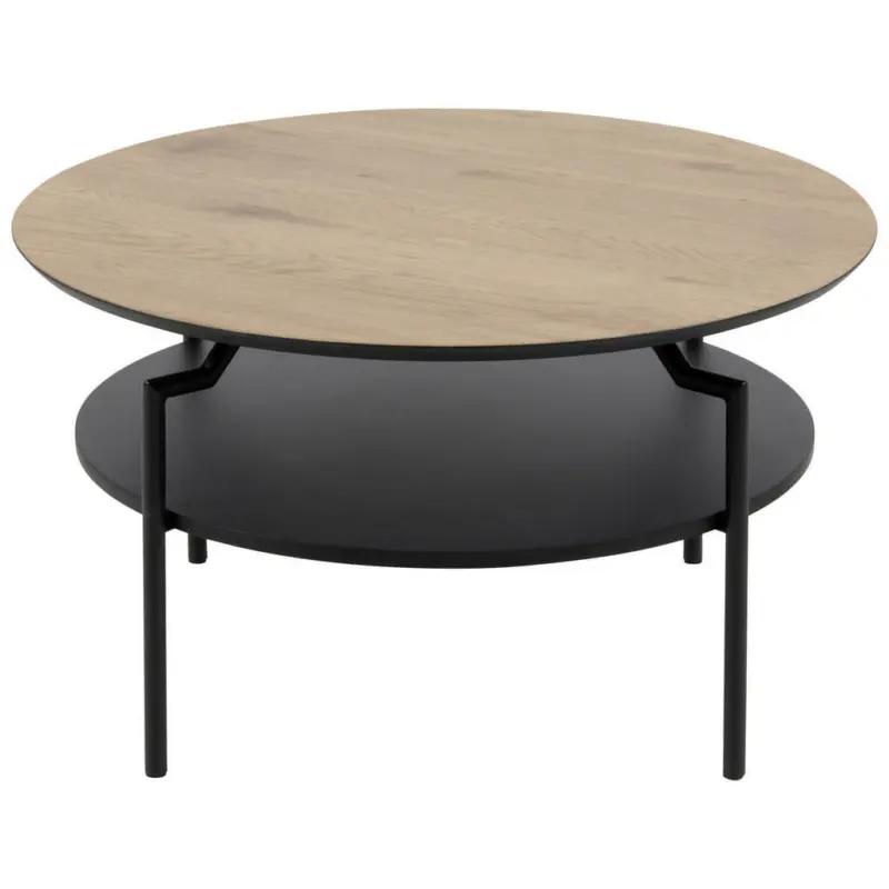 Couchtisch in Metall, Holzwerkstoff 80/80/45 cm